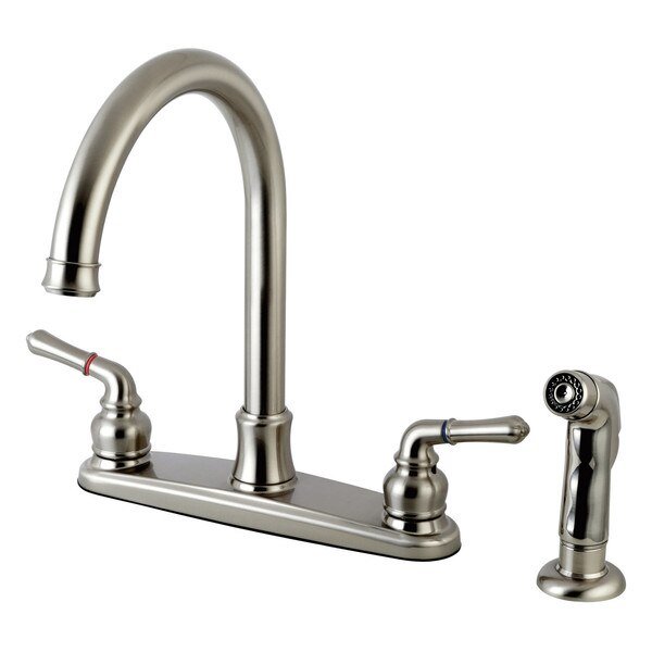 FB7798NMLSP 8-Inch Centerset Kitchen Faucet with Sprayer, Naples, Mfr#: FB7798NMLSP