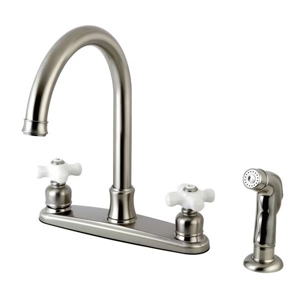 FB7798PXSP 8-Inch Centerset Kitchen Faucet with Sprayer, Victorian, Mfr#: FB7798PXSP