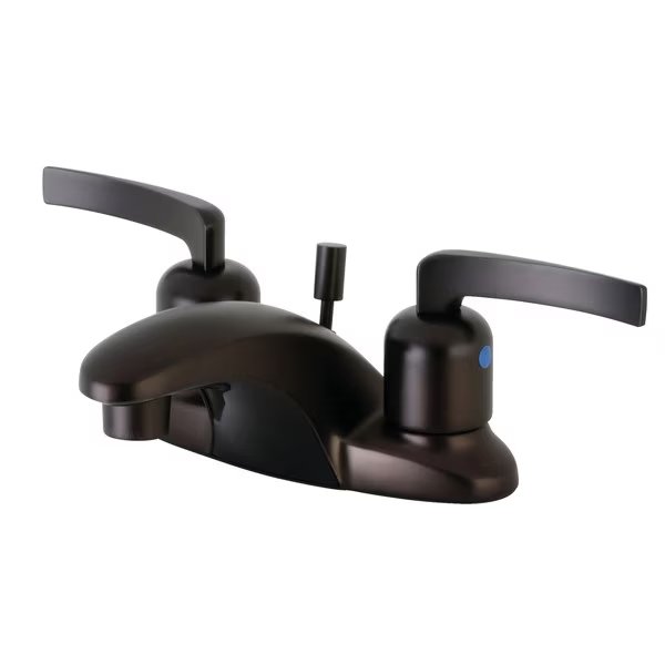 FB8625EFL 4-Inch Centerset Bathroom Faucet with Retail Pop-Up, Kingston, Mfr#: FB8625EFL