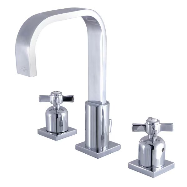 8" Widespread Bathroom Faucet, Polished Chrome, Fauceture, Mfr#: FSC8961ZX