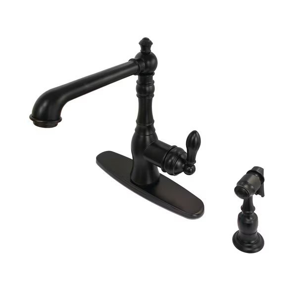 Kitchen Faucet W/ Brass Sprayer, Oil Rubbed Bronze, Gourmetier, Mfr#: GSY7205ACLBS