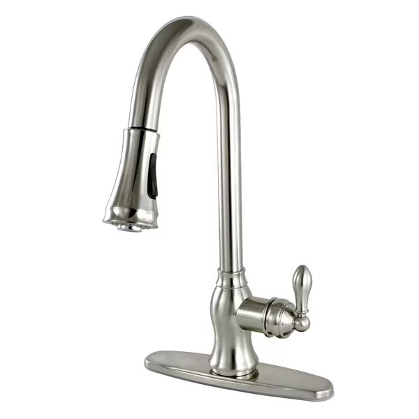 Pull-Down Sprayer Kitchen Faucet, Brushed Nickel, Gourmetier, Mfr#: GSY7778ACL