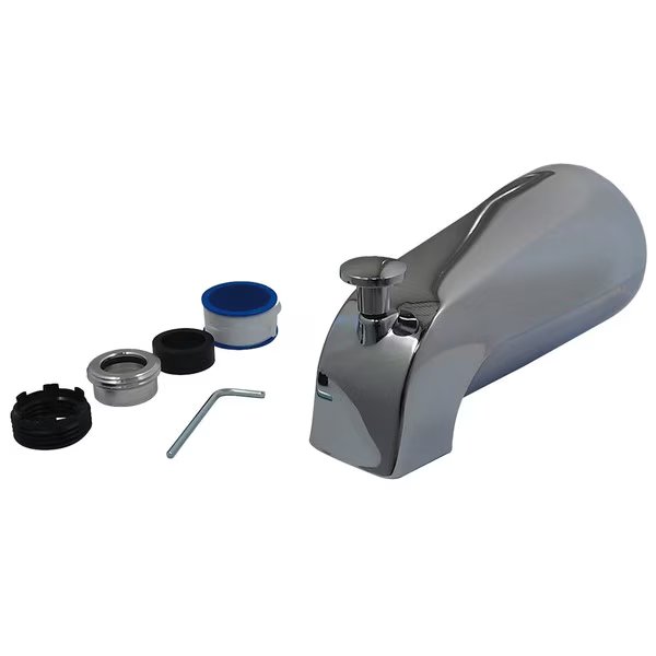 5-3/8" Universal Diverter, Tub Spout, Chrome, Showerscape, Mfr#: K1273A1