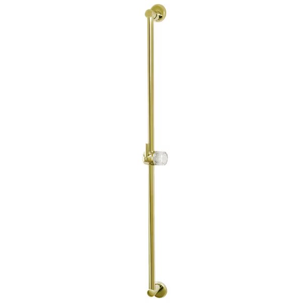 30" Brass Shower Slide Bar, Polished Brass, Showerscape, Mfr#: K183A2