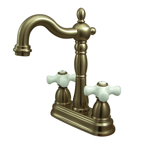 Bar Faucet W/out Pop-Up Rod, Antique Brass, Kingston Brass, Mfr#: KB1493PX