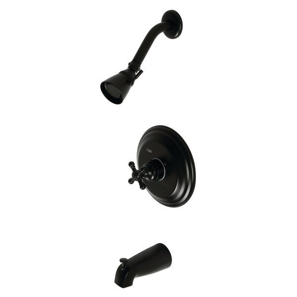 Tub and Shower Faucet, Matte Black, Wall Mount, Metropolitan, Mfr#: KB2630BX