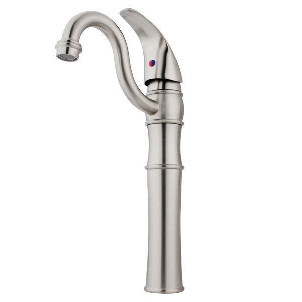 Vessel Sink Faucet, Brushed Nickel, Kingston Brass, Mfr#: KB3428LL