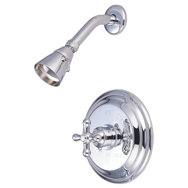 Shower Faucet, Polished Chrome, Wall Mount, Kingston Brass, Mfr#: KB3631AXSO