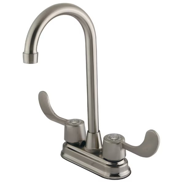 Bar Faucet, Brushed Nickel, Kingston Brass, Mfr#: KB498ADA