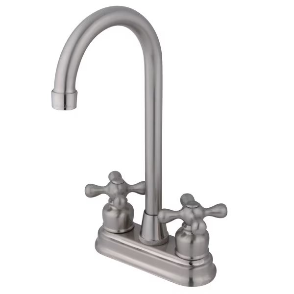 Bar Faucet, Brushed Nickel, Kingston Brass, Mfr#: KB498AX
