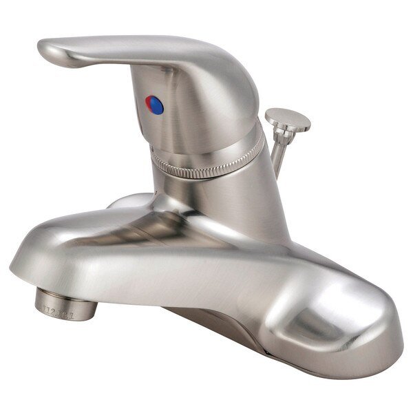 4" Centerset Bathroom Faucet, Brushed Nickel, Kingston Brass, Mfr#: KB548B