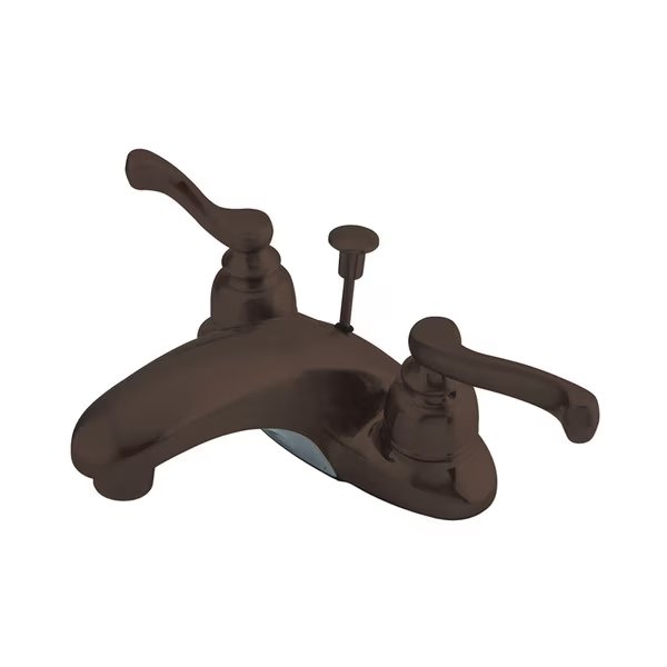 4" Centerset Bathroom Faucet, Oil Rubbed Bronze, Kingston Brass, Mfr#: KB625FL