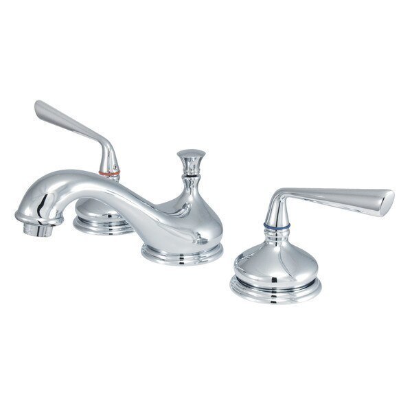 KS1161ZL 8-Inch Widespread Bathroom Faucet with Brass Pop-Up, Silver Sage, Mfr#: KS1161ZL
