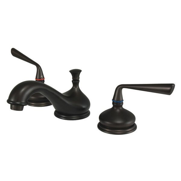 KS1165ZL 8-Inch Widespread Bathroom Faucet with Brass Pop-Up, Silver Sage, Mfr#: KS1165ZL