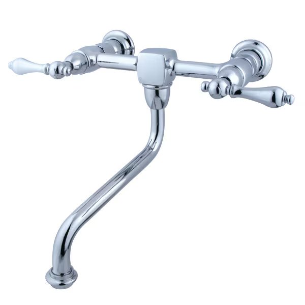 KS1211AL Wall Mount Bathroom Faucet, Heritage, Mfr#: KS1211AL