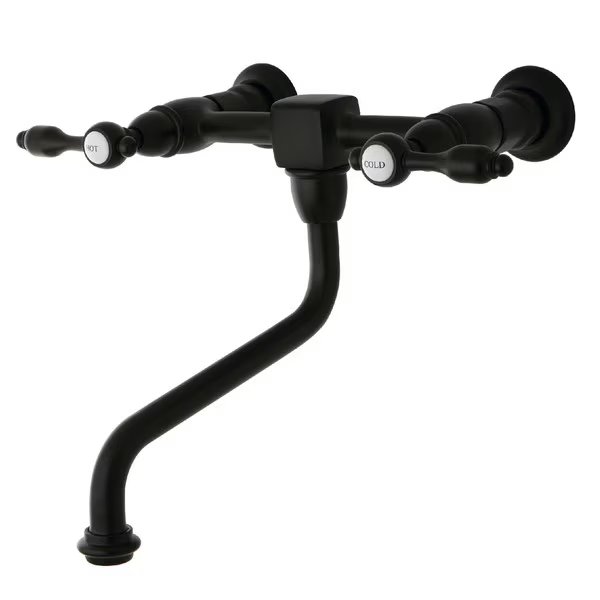 KS1215TAL Wall Mount Bathroom Faucet, Tudor, Mfr#: KS1215TAL