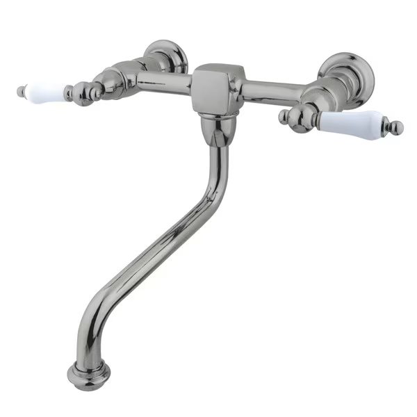 KS1218PL Wall Mount Bathroom Faucet, Heritage, Mfr#: KS1218PL