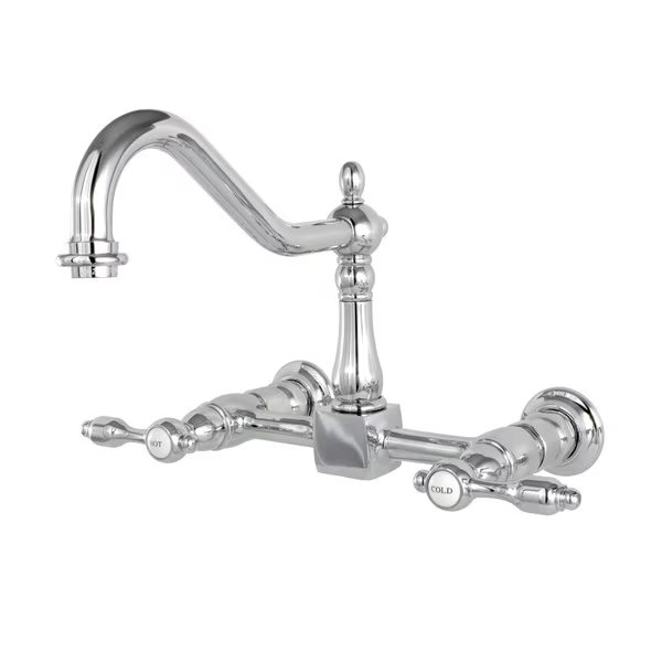 KS1241TAL 8-Inch Centerset Wall Mount Kitchen Faucet, Tudor, Mfr#: KS1241TAL