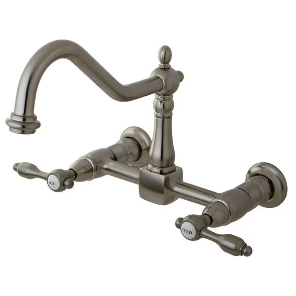 KS1248TAL 8-Inch Centerset Wall Mount Kitchen Faucet, Tudor, Mfr#: KS1248TAL