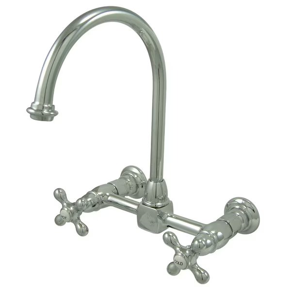KS1291AX 8-Inch Centerset Wall Mount Kitchen Faucet, Restoration, Mfr#: KS1291AX