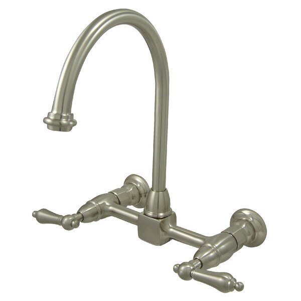 KS1298AL 8-Inch Centerset Wall Mount Kitchen Faucet, Restoration, Mfr#: KS1298AL
