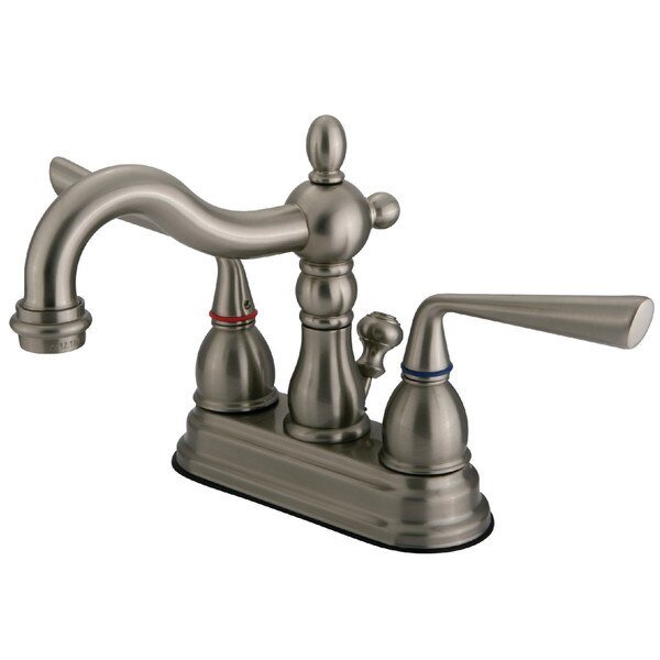 KS1608ZL 4-Inch Centerset Bathroom Faucet, Silver Sage, Mfr#: KS1608ZL