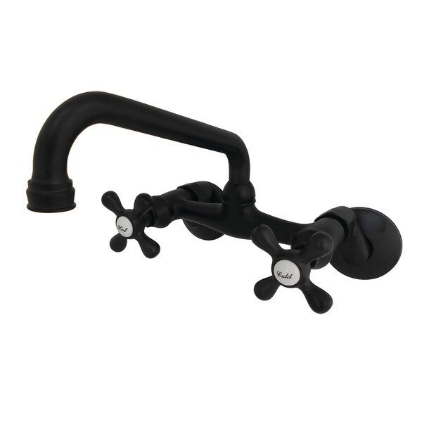 KS213MB 6-Inch Adjustable Center Wall Mount Kitchen Faucet, Magellan, Mfr#: KS213MB