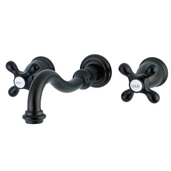 KS3125AX 2-Handle Wall Mount Bathroom Faucet, Vintage, Mfr#: KS3125AX