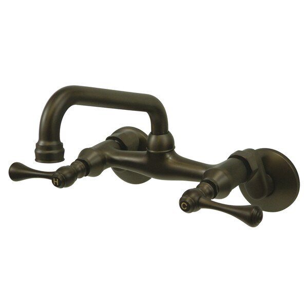 KS313ORB 6-Inch Adjustable Center Wall Mount Kitchen Faucet, Magellan, Mfr#: KS313ORB