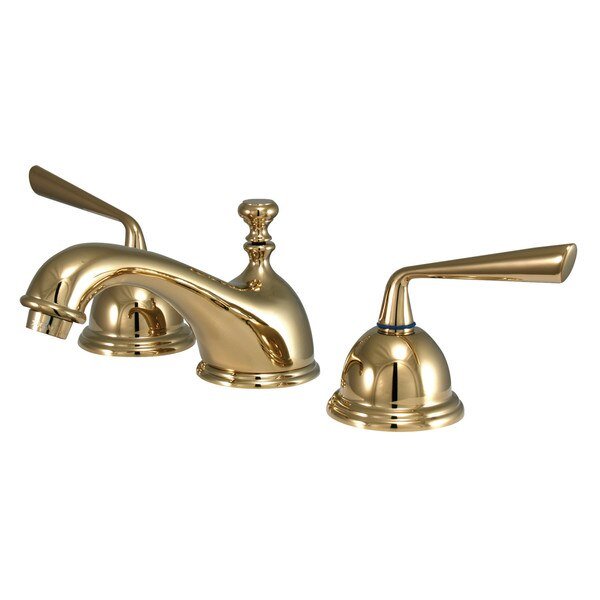 KS3962ZL 8-Inch Widespread Bathroom Faucet with Brass Pop-Up, Silver Sage, Mfr#: KS3962ZL