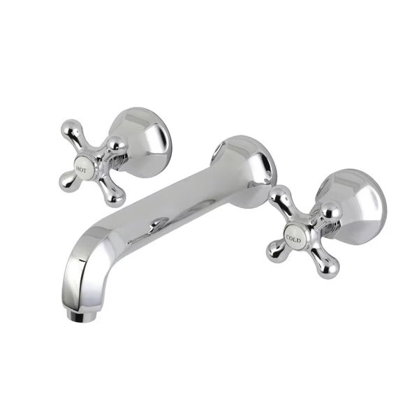 KS4121AX 2-Handle Wall Mount Bathroom Faucet, Metropolitan, Mfr#: KS4121AX