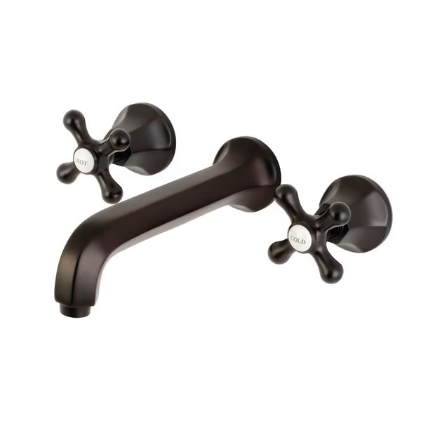 KS4125AX 2-Handle Wall Mount Bathroom Faucet, Metropolitan, Mfr#: KS4125AX