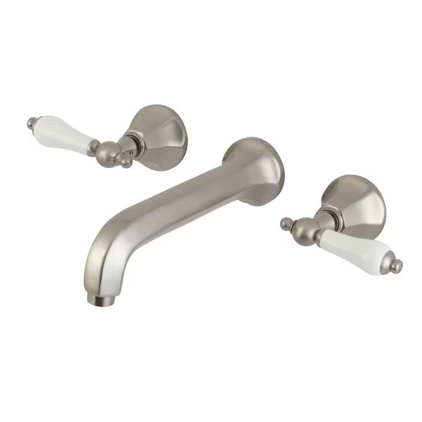 KS4128PL 2-Handle Wall Mount Bathroom Faucet, Metropolitan, Mfr#: KS4128PL