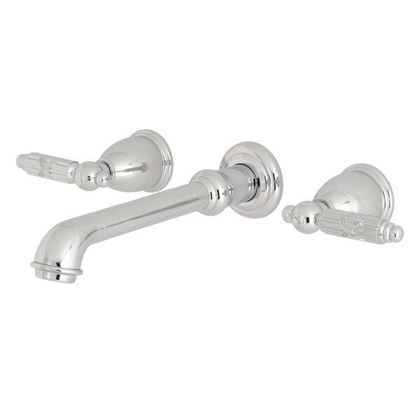 KS7121GL Two-Handle Wall Mount Bathroom Faucet, Georgian, Mfr#: KS7121GL