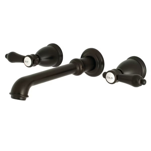 KS7125BAL Two-Handle Wall Mount Bathroom Faucet, Heirloom, Mfr#: KS7125BAL