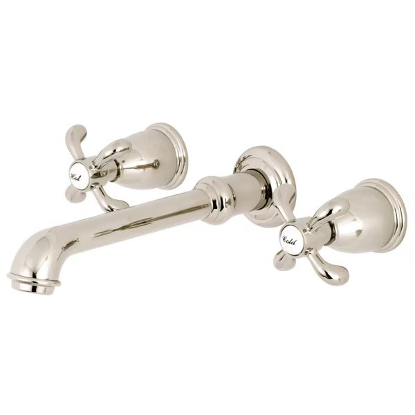 KS7126TX Two-Handle Wall Mount Bathroom Faucet, French Country, Mfr#: KS7126TX