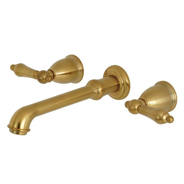 KS7127AL Two-Handle Wall Mount Bathroom Faucet, English Country, Mfr#: KS7127AL