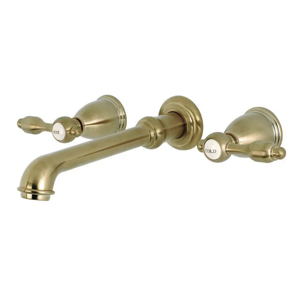 KS7127TAL Two-Handle Wall Mount Bathroom Faucet, Tudor, Mfr#: KS7127TAL