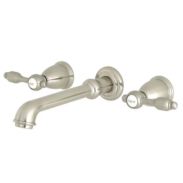 KS7128TAL Two-Handle Wall Mount Bathroom Faucet, Tudor, Mfr#: KS7128TAL