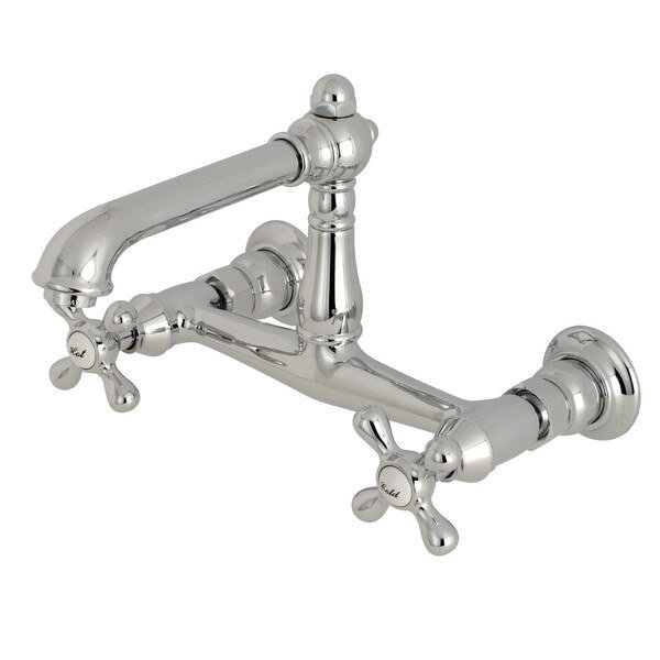 KS7241AX 8-Inch Center Wall Mount Bathroom Faucet, English Country, Mfr#: KS7241AX