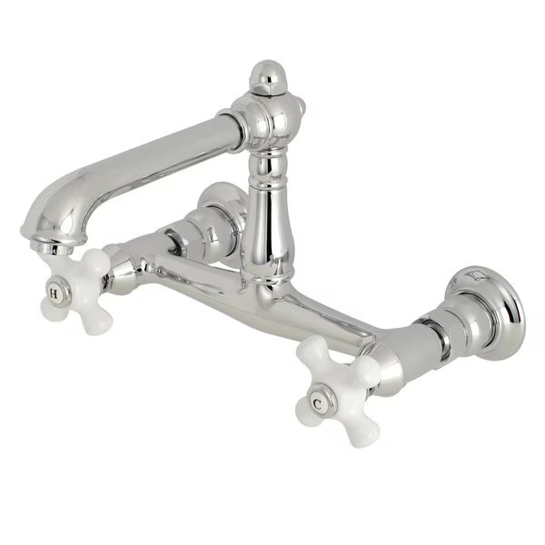 KS7241PX Wall Mount Bathroom Faucet, English Country, Mfr#: KS7241PX