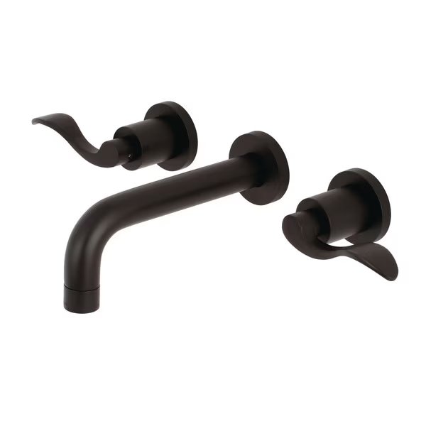 KS8120DFL 2-Handle Wall Mount Bathroom Faucet, Nuwave, Mfr#: KS8120DFL