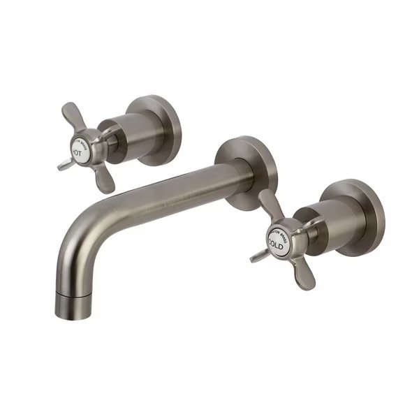 KS8128BEX 2-Handle 8 in. Wall Mount Bathroom Faucet, Essex, Mfr#: KS8128BEX