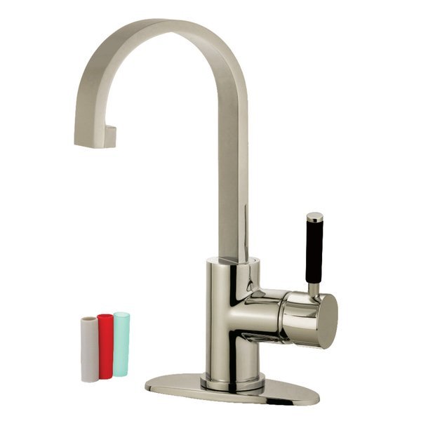 LS8218DKL Kaiser Single-Handle Bathroom Faucet Drain, Brushed Nickel, Fauceture, Mfr#: LS8218DKL