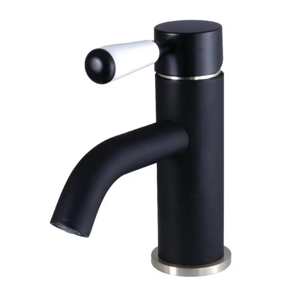 LS8229DPL Paris Single-Handle Bathroom Faucet W/Push Pop-Up, Blk/Nkl, Fauceture, Mfr#: LS8229DPL