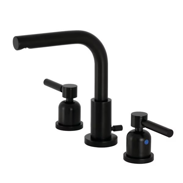 FSC8950DL 8" Widespread Bathroom Faucet, Matte Black, Fauceture, Mfr#: FSC8950DL