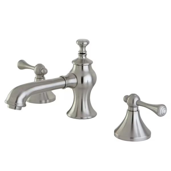 KC7068BL 8" Widespread Bathroom Faucet, Brushed Nickel, Kingston Brass, Mfr#: KC7068BL