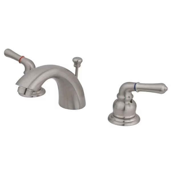 KB958 Magellan Mini-Widespread Bathroom Faucet, Brushed Nickel, Kingston Brass, Mfr#: KB958