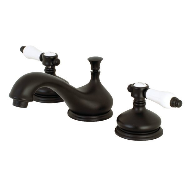 KS1165BPL 8" Widespread Bathroom Faucet, Oil Rubbed Bronze, Kingston Brass, Mfr#: KS1165BPL