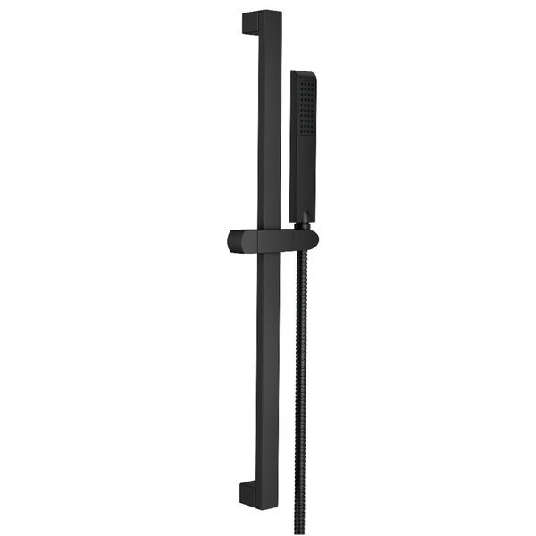 Shower Slide Bar, Matte Black, Wall Mount, Showerscape, Mfr#: KX2540